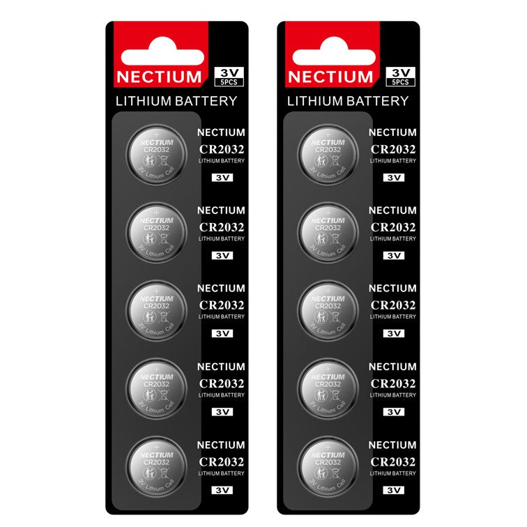 Pile CR2032 haute performance (pack de 5)