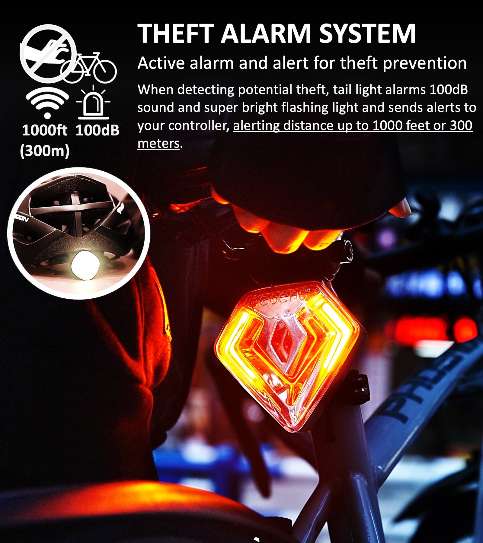 SHIELD Smart Bike Tail Light Set Bicycle Brake Light EESENS Offical Site